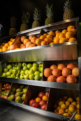 fresh vegetables in a supermarket