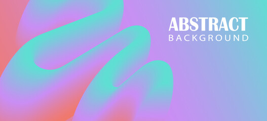 Modern futuristic background with abstract figure in red, blue and purple colors.