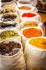 spices and herbs, bazaar, Buchara, Buxoro, Bukhara, Uzbekistan, silk road, central asia