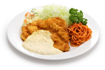 Chicken Nanban ( fried chicken with tartar sauce ), Japanese cuisine