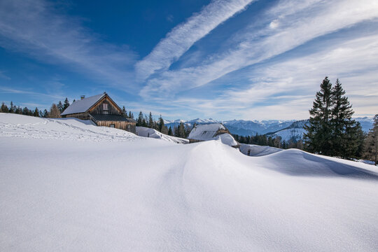Schneeverwehung