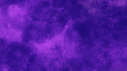 Abstract luxury purple watercolor grunge. Purple watercolor background painting on paper texture. Beautiful grungy paper textured pattern for vintage design. Smooth pastel ink color glow aquarelle