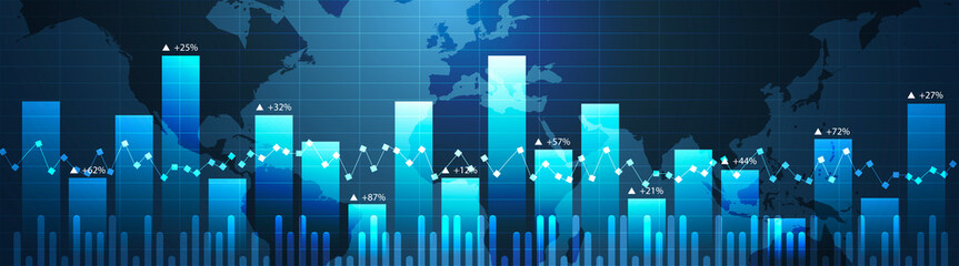 sfondo, grafici, istogrammi, economia, 