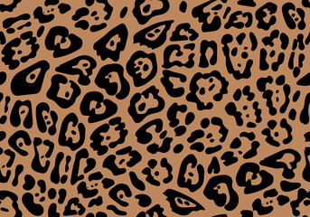 Estampado de piel de guepardo en negro y marrón