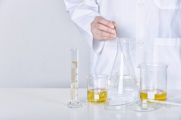 Chemical substance mixing, Laboratory and science experiments, Formulating the chemical for medical...