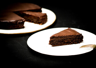 Flourless chocolate cake