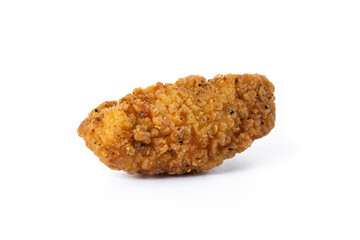 Crispy Kentucky fried chicken isolated on white background