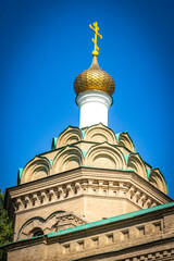 Fototapeta na wymiar orthodox church, Samarkand, Uzbekistan, Central Asia