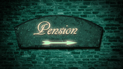 Street Sign to Pension