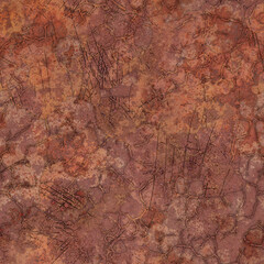 3D Realistic rusty corroded scratched iron metal rendered texture seamless background image