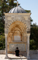 Fototapeta premium Prayer at Al-Aqsa