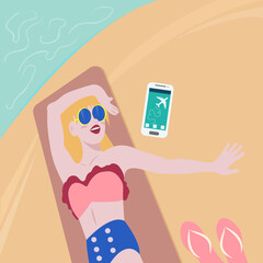 smile_girl_on_the_beach_phone_sea