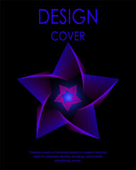 Fluid gradient background vector. Minimalist style posters, Photo frame cover with pastel colorful geometric shapes and liquid color. Modern wallpaper design for social media, poster.