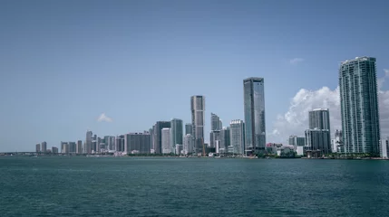 Foto op Plexiglas city skyline at sunset miami usa florida  © Alberto GV PHOTOGRAP