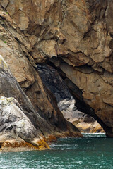 Fototapeta na wymiar Sea Arch in Kenai Fjords National Park
