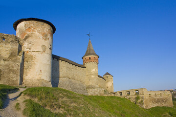 Fototapeta na wymiar Fortress in Kamenets-Podolsky, Ukraine