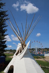 Old Tipi, Fort Edmonton Park, Edmonton, Alberta