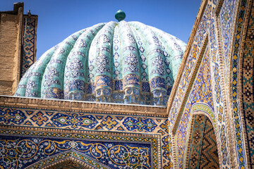 cuppola, dome, Bibi-Khanym Mosque, Samarkand, Registan Square, mosque, silk road, Uzbekistan, Central Asia