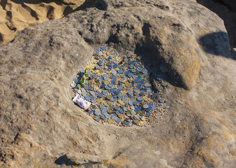 Ancient altar in National-historical and archaeological reserve 