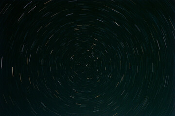 Polaris shot. Stars are moving in the circle.
