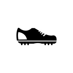 soccer shoes icon logo vector design template