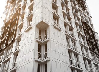 Modern Apartment Building.