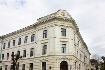 Fototapeta na wymiar Old historical building in downtown of Kolomyya, Ukraine