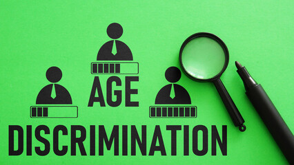 Age Discrimination is shown using the text