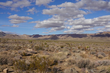 Mojave Desert, CA - Sierra Nevada Mountains