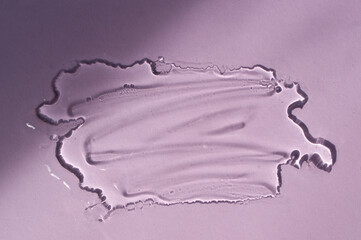 Abstract liquid background purple cosmetic beauty conceptAbstract liquid background purple cosmetic beauty concept flat lay hydration top view water drops