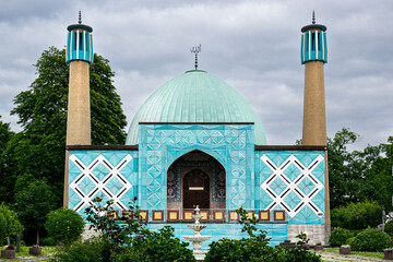 The blue mosque. Hamburg, Germany.