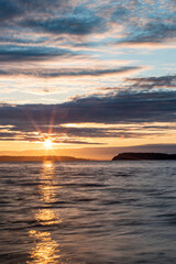Sunset Over The Puget Sound
