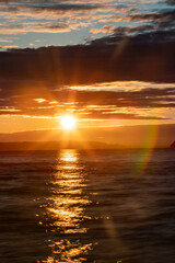 Sunset Over The Puget Sound