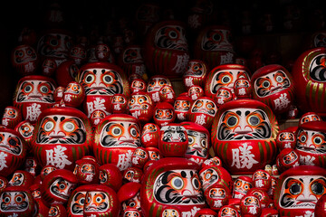 Daruma (Dharma) Dolls of Katsuo-ji Temple in Japan