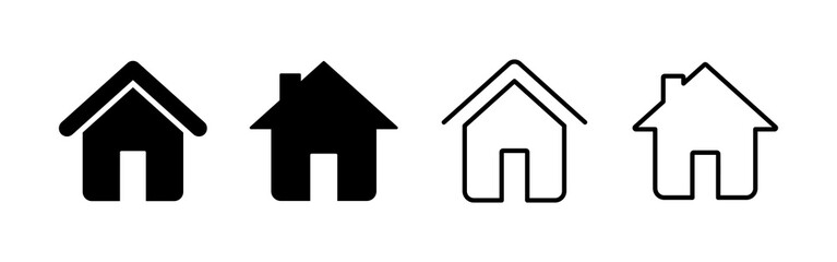 House icon vector. Home sign and symbol