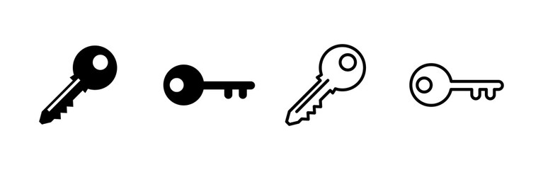 Key icon vector. Key sign and symbol.