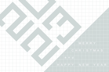 Happy New Year 2023 design.