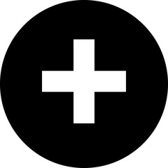 plus vector icon illustration on white background..eps