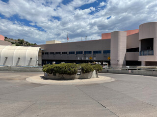 US Mexico border in Nogales Arizona.