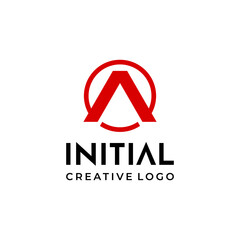 letter a logo creative design 