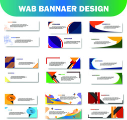 Fototapeta premium various models of banner designs