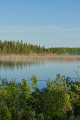 An Evening At Astotin Lake