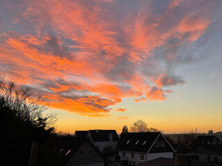 Danish countryside at sunset (Aalborg, Denmark)