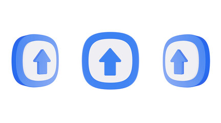 3d icon illustration arrow isolated