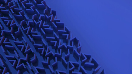 Fototapeta premium Abstract Concept Background Image Semiconductor nanotechnology structure,3d rendering