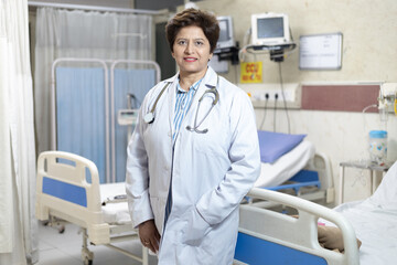 portrait of doctor in hospital
