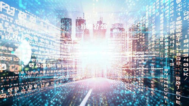 Software development, application programming code and tacit computer coding . Concept of smart digital transformation and technology disruption that changes global trends in new information era .