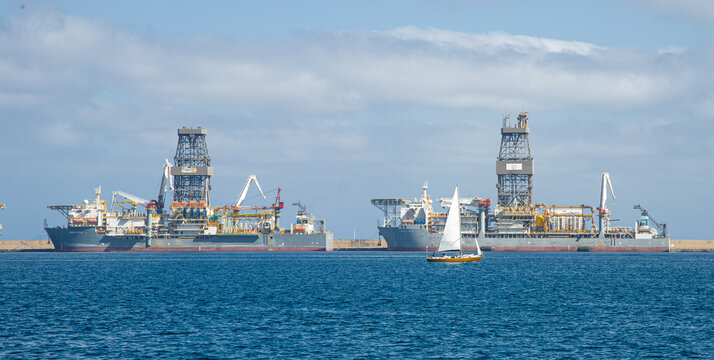Image from Las palmas Canary Island harbour