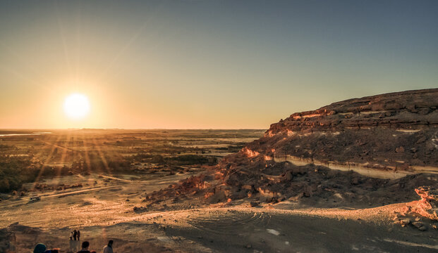 sunset over the mountains © Hazemomar