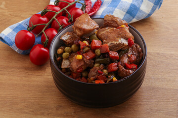 Roasted pork with oyster sauce